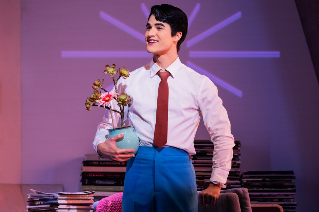 Darren Criss in Maybe Happy Ending. Photo by Matthew Murphy and Evan Zimmerman.