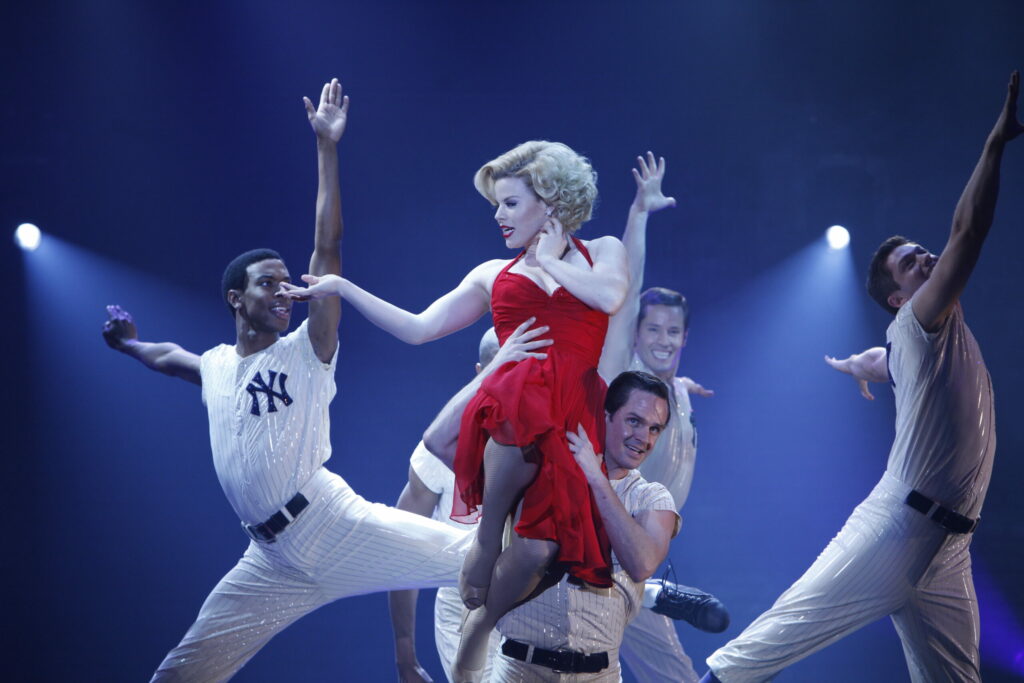 Megan Hilty and the cast of the Smash TV show. Photo by Will Hart/NBC.