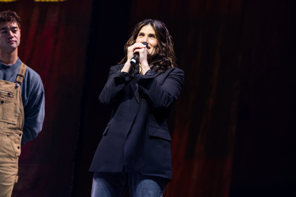 Idina Menzel of Redwood. Photo by Rebecca J Michelson for Broadway Direct.