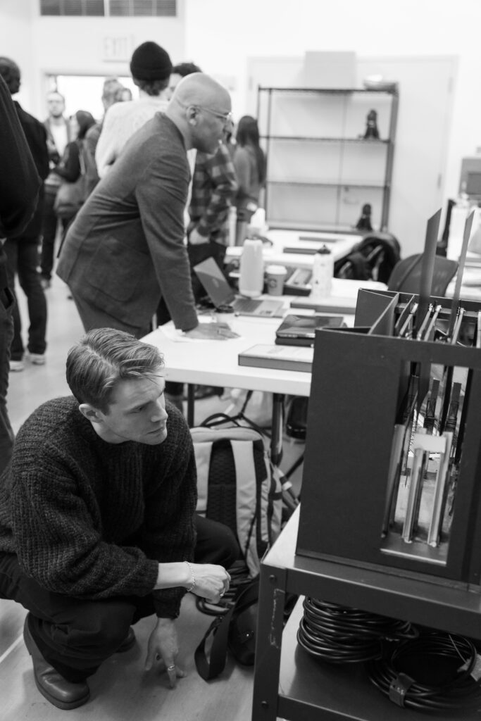 Andrew Burnap in rehearsals for Othello. Photo by Julieta Cervantes. 