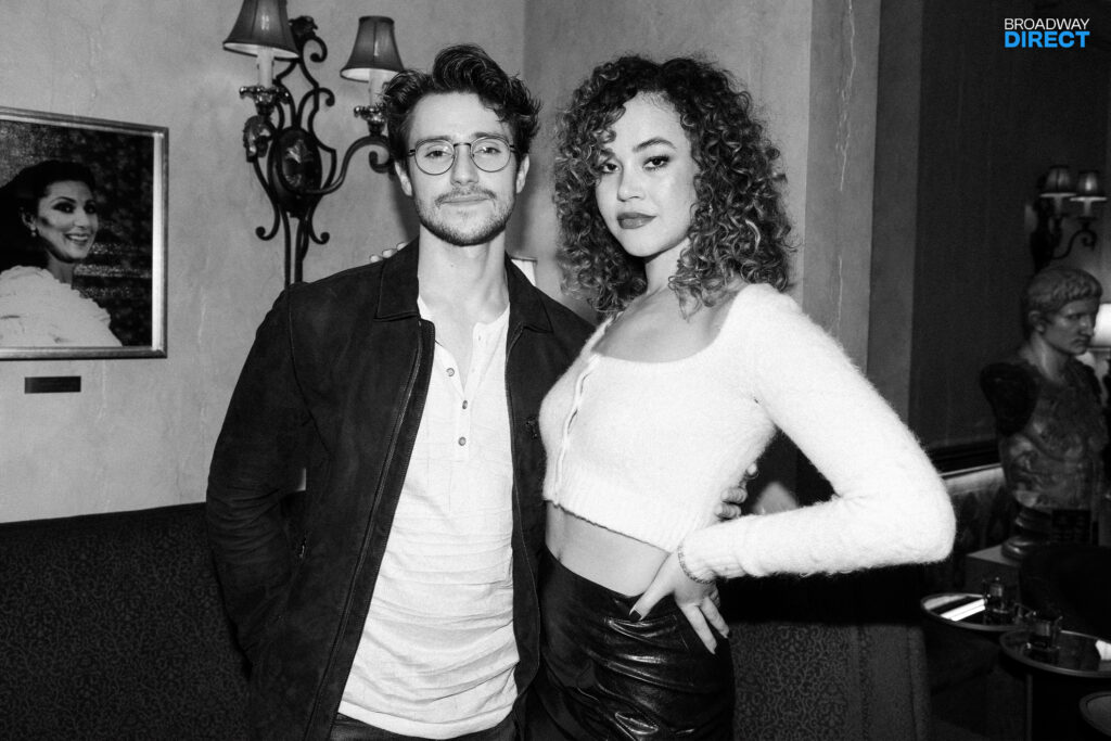 John Cardoza and Solea Pfeiffer at the Al Hirschfeld Theatre. Photo by Angela of York for Broadway Direct.