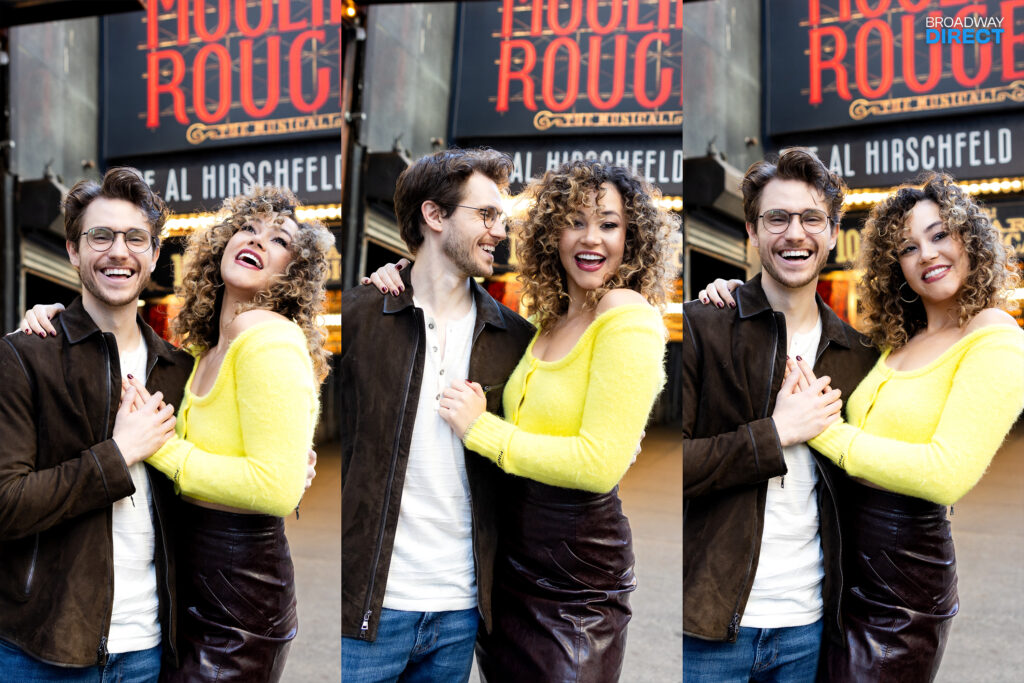 John Cardoza and Solea Pfeiffer at the Al Hirschfeld Theatre. Photo by Angela of York for Broadway Direct.