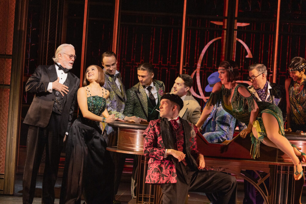 Terrence Mann, Samantha Pauly, and cast of The Great Gatsby.