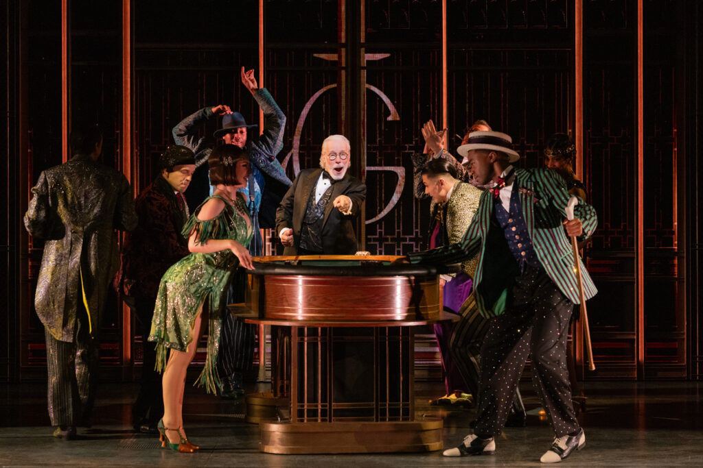 Terrence Mann and cast of The Great Gatsby.