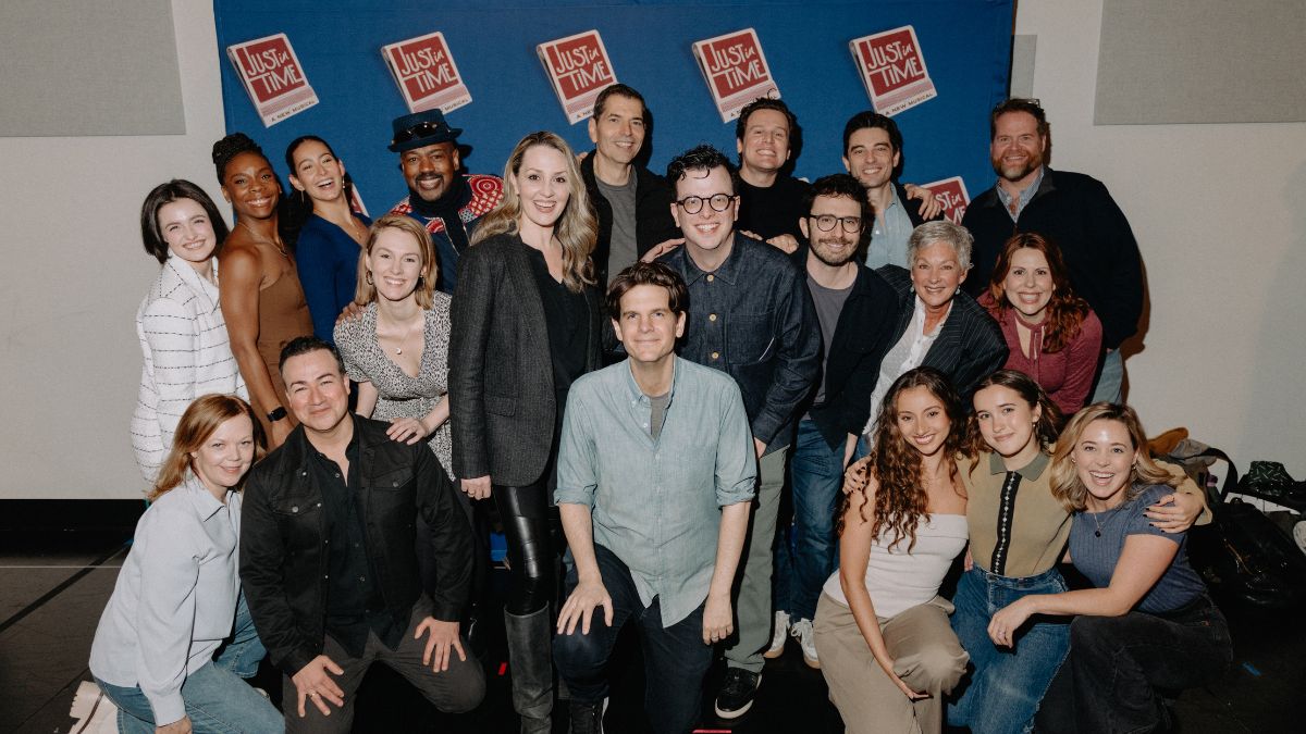 First Look: <i>Just In Time</i> Begins Broadway Rehearsals