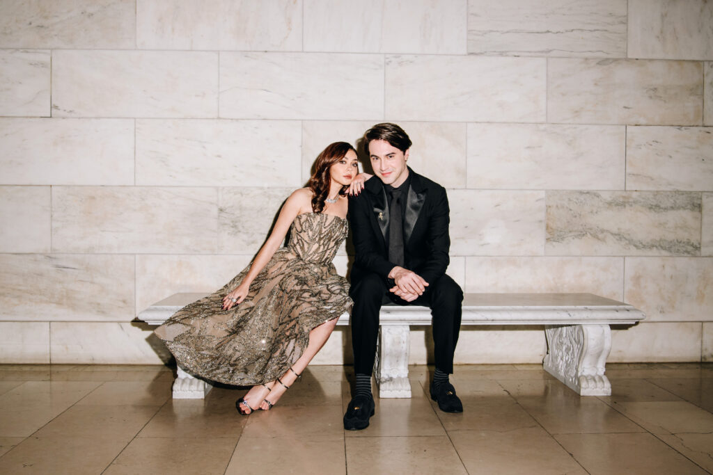 Sarah Hyland and Ryan McCartan at The Great Gatsby's Centennial Celebration. Photo by Nina Westervelt.