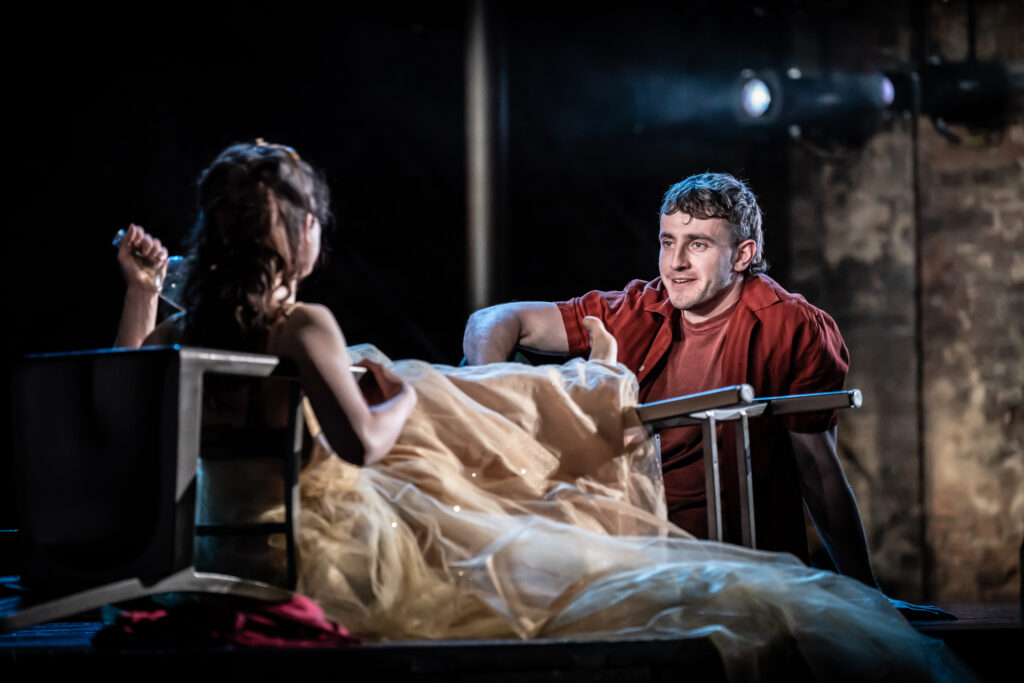 Patsy Ferran and Paul Mescal in A Streetcar Named Desire. Photo by Marc Brenner.