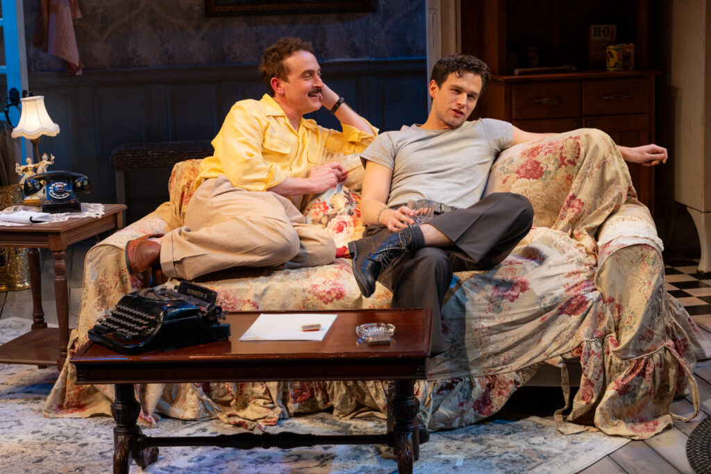 Robin Lord Taylor and Brandon Flynn in Kowalski. Photo by Russ Rowland.