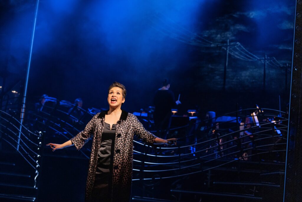  Lea Salonga performs “Everything’s Coming Up Roses” in Stephen Sondheim’s Old Friends. Photo by Matthew Murphy.