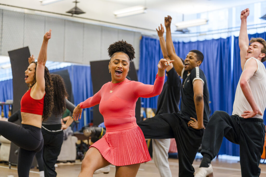 Jasmine Amy Rogers during rehearsal for Boop! The Musical. Photo by Avery Brunkus.