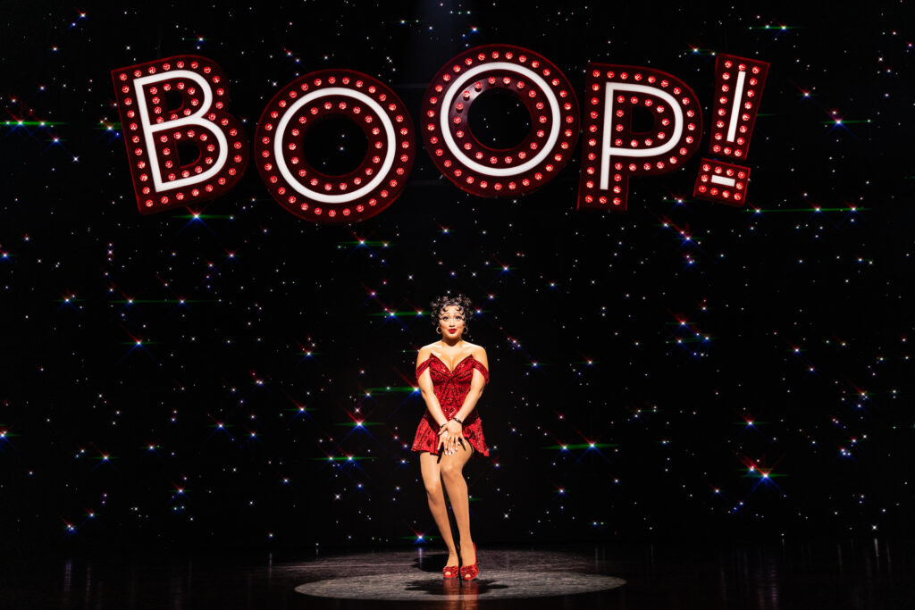 Jasmine Amy Rogers in the Chicago production of Boop! The Musical. Photo by Matthew Murphy and Evan Zimmerman.