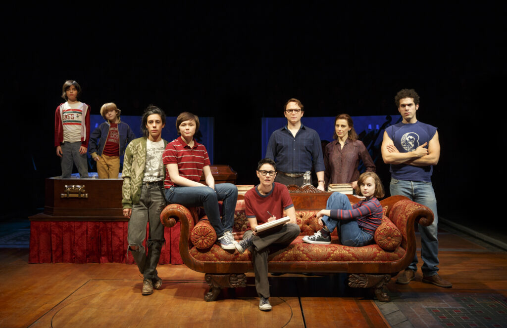 The original Broadway cast of Fun Home. Photo by Joan Marcus.