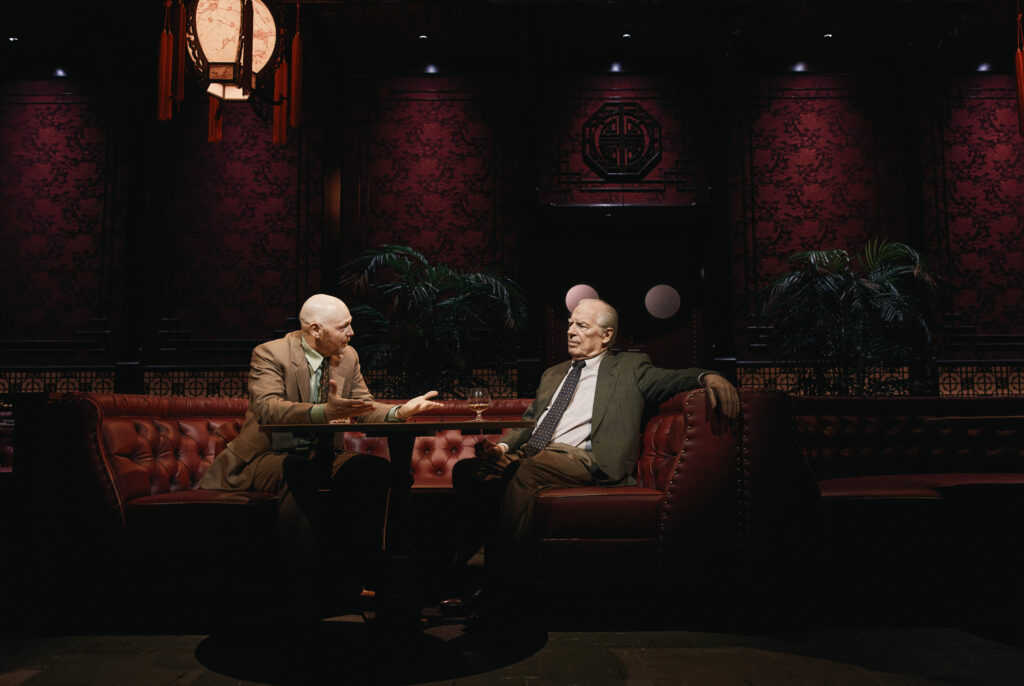 Bill Burr and Michael McKean in Glengarry Glen Ross. Photo by Emilio Madrid.