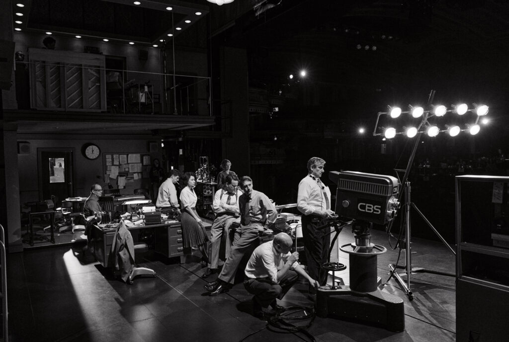 The company of Good Night, and Good Luck. Photo by Emilio Madrid.