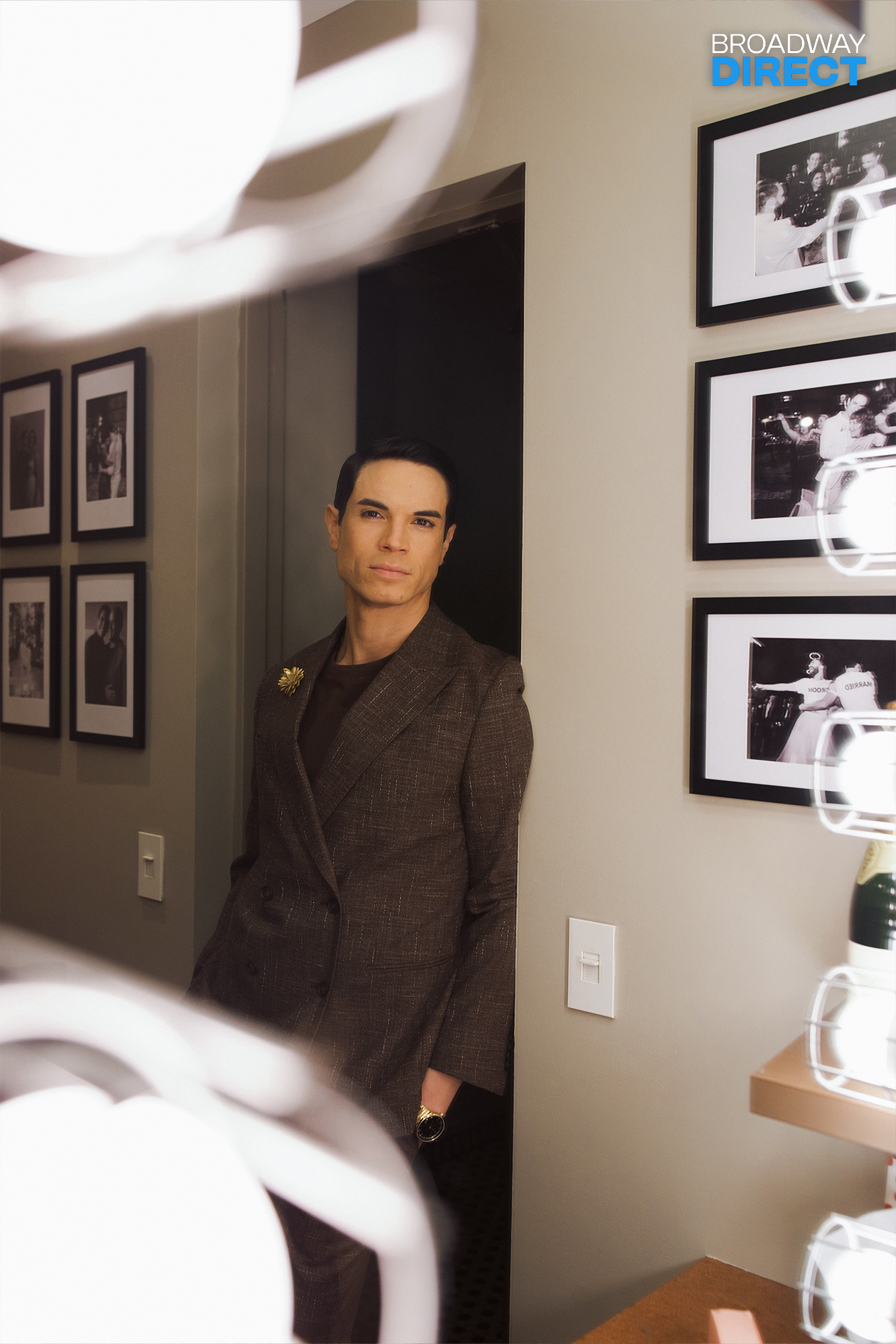 Jason Gotay on the opening night of Floyd Collins. Photos by Drew Elhamalawy for Broadway Direct.