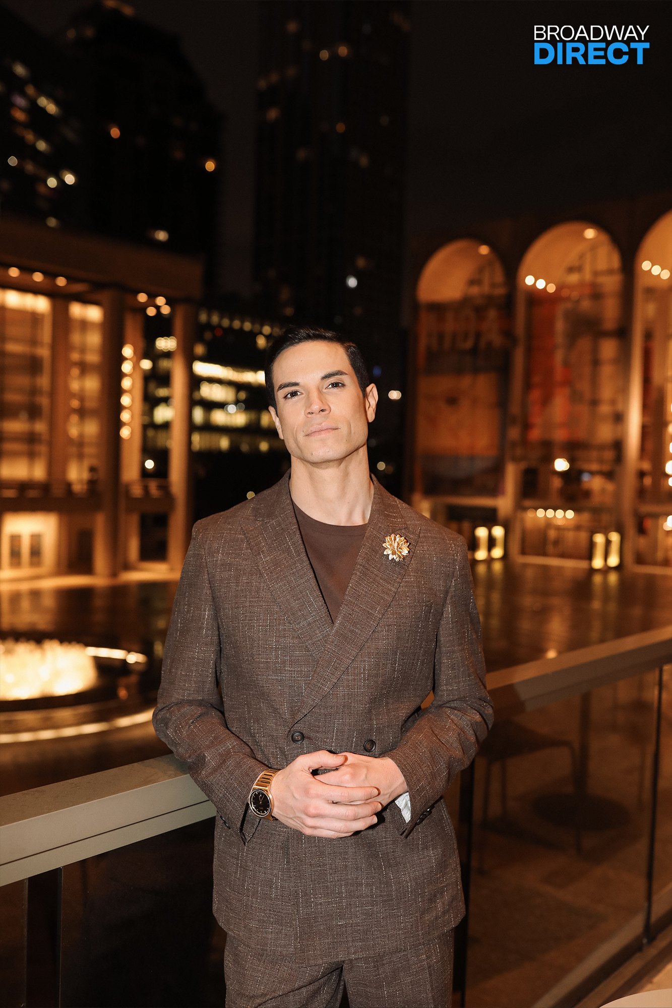 Jason Gotay on the opening night of Floyd Collins. Photo by Drew Elhamalawy for Broadway Direct.