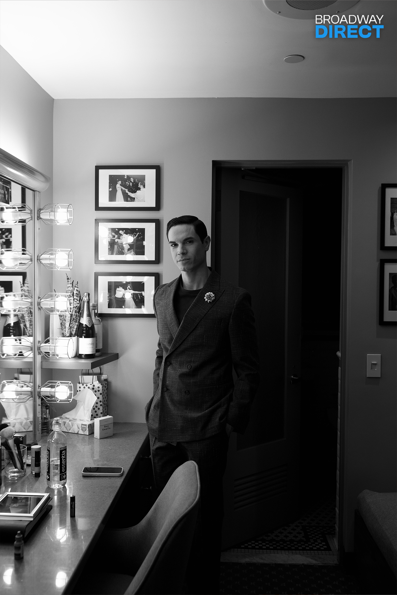 Jason Gotay on the opening night of Floyd Collins. Photos by Drew Elhamalawy for Broadway Direct.