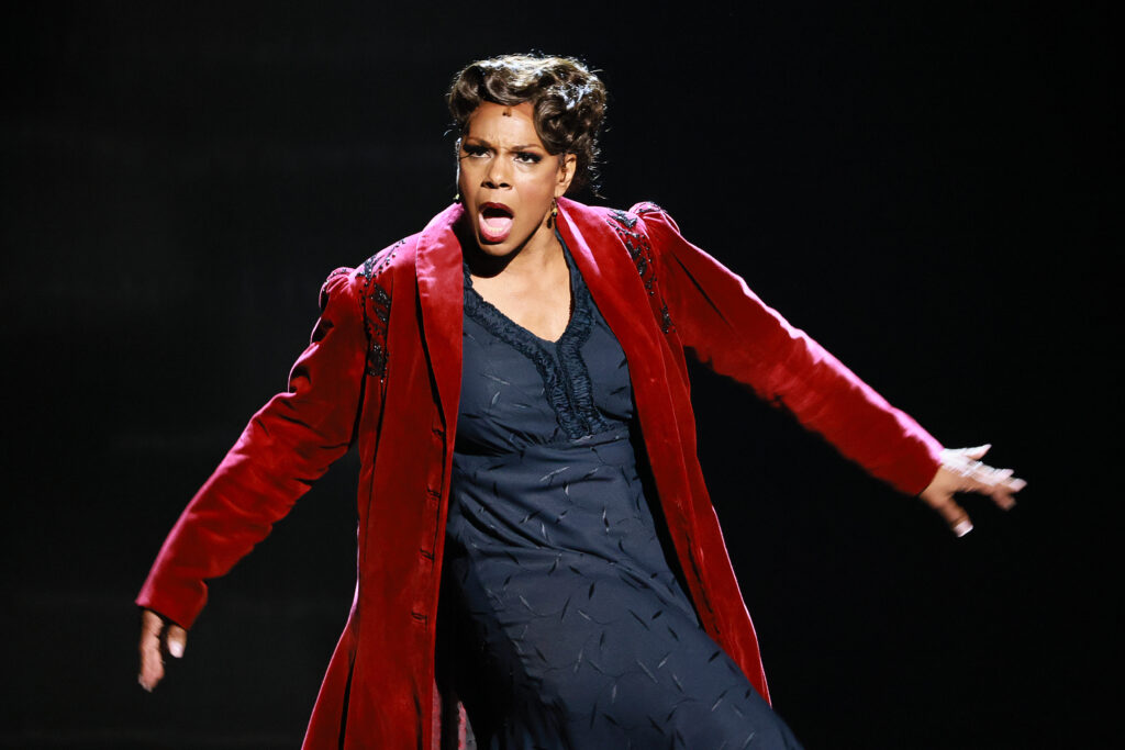 Audra McDonald performs a number from <i>Gypsy</i> during the 78th Annual Tony Awards. Photo by Theo Wargo/Getty Images for Tony Awards Productions.