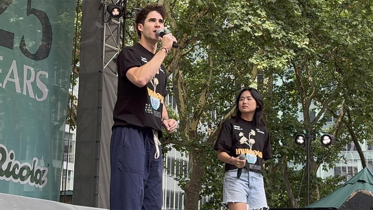 Watch Now: Criss and Shen Perform From <i>Maybe Happy Ending</i> in Bryant Park