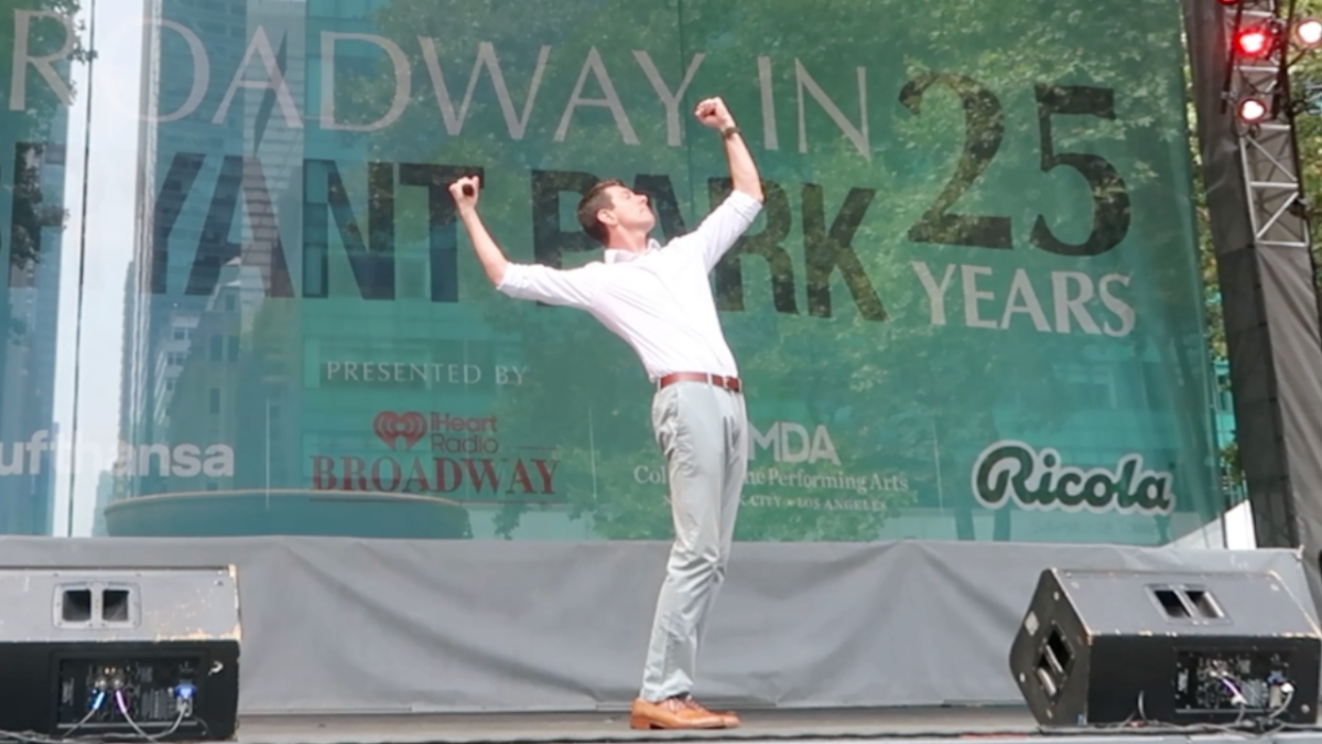 Watch Now: Gavin Lee Performs From <i>Beauty and the Beast</i> in Bryant Park