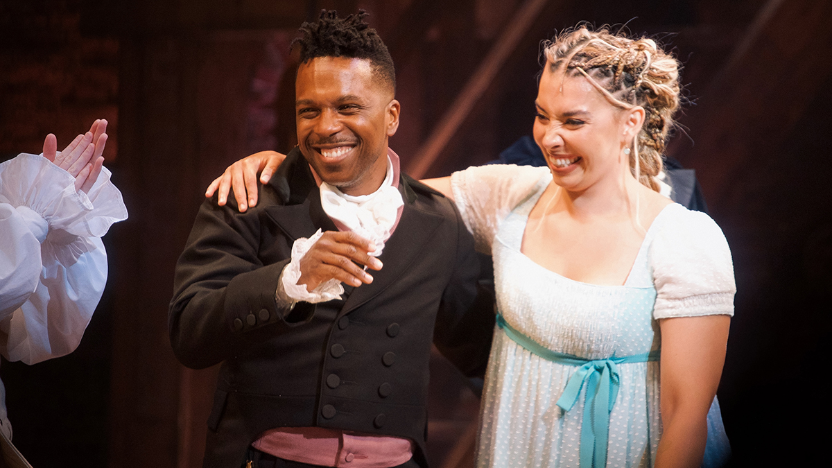 Photos: Leslie Odom Jr. Makes His Return to <i>Hamilton</i> on Broadway