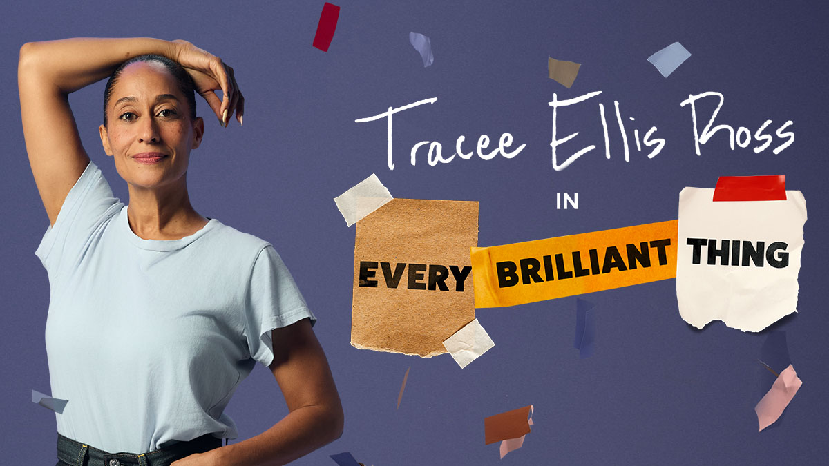 Tracee Ellis Ross in Every Brilliant Thing.